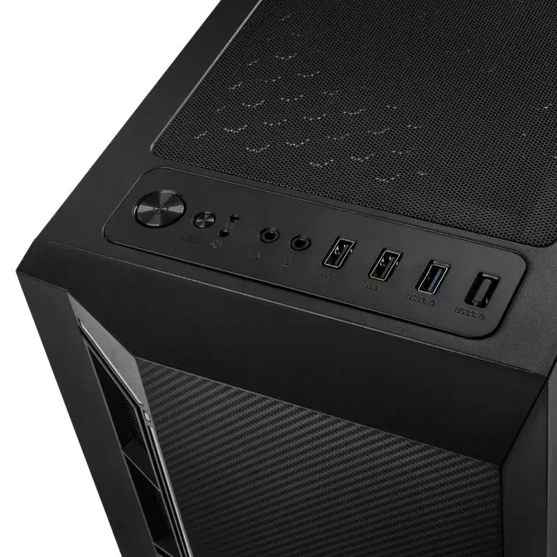 PC Case Kolink Inspire K7 ARGB Midi Tower Black