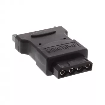 InLine SATA Power Adapter 1 Molex 4 Pin male / 15 Pin SATA female