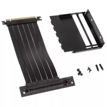 Vertical GPU mounting kit Kolink KL-VERTKIT — compatible with Midi Tower, steel and TPE, 0.23 m cable