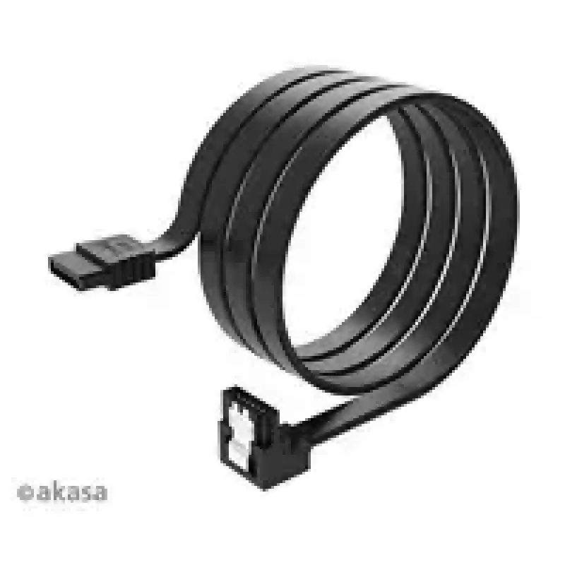 Internal SATA data cable Akasa Proslim 90° connector, 100 cm
