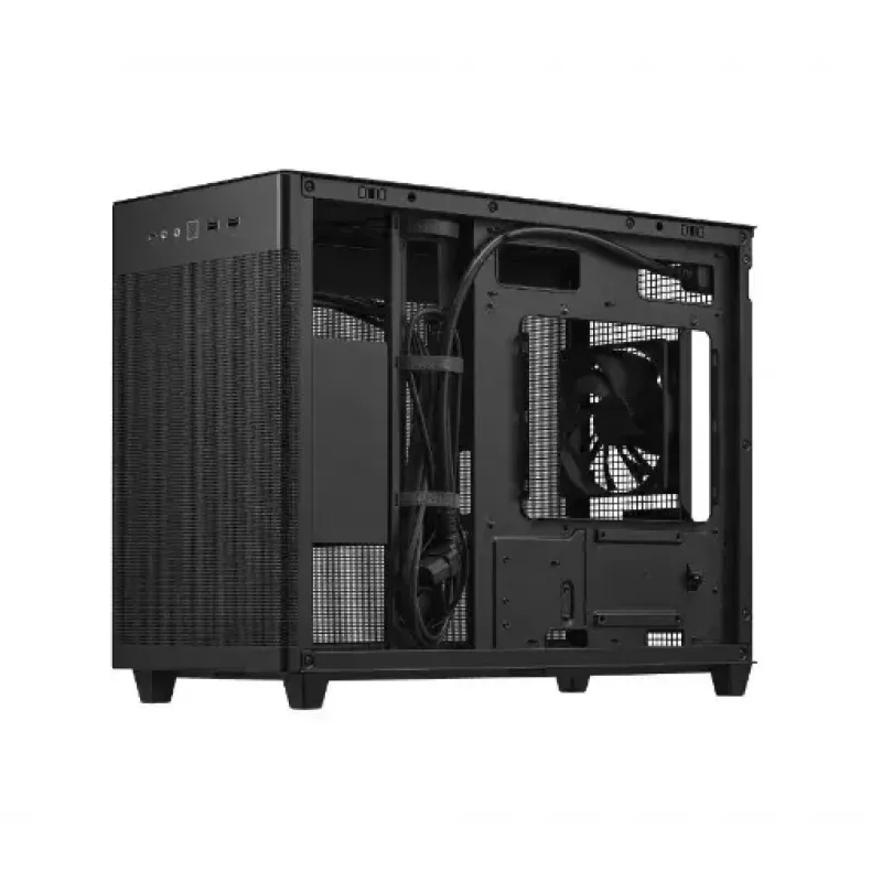 PC case ASUS Prime AP201 MicroATX Mini Tower Black — supports microATX, max GPU 338 mm, CPU cooler height 170 mm, 3x 3.5 inch bays, USB-A 2x, USB-C 1x