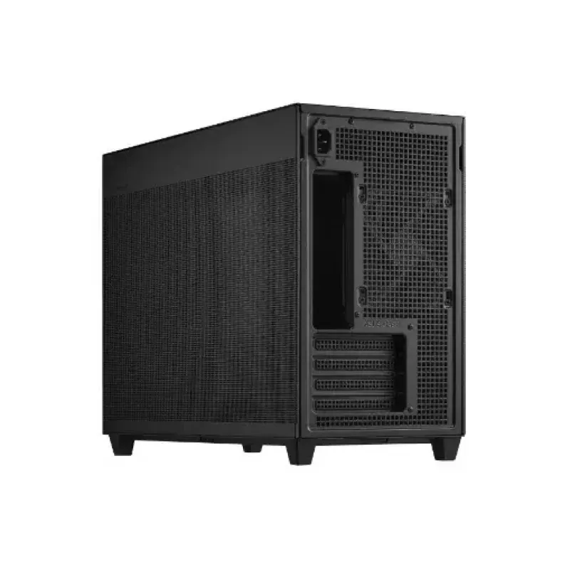 PC case ASUS Prime AP201 MicroATX Mini Tower Black — supports microATX, max GPU 338 mm, CPU cooler height 170 mm, 3x 3.5 inch bays, USB-A 2x, USB-C 1x