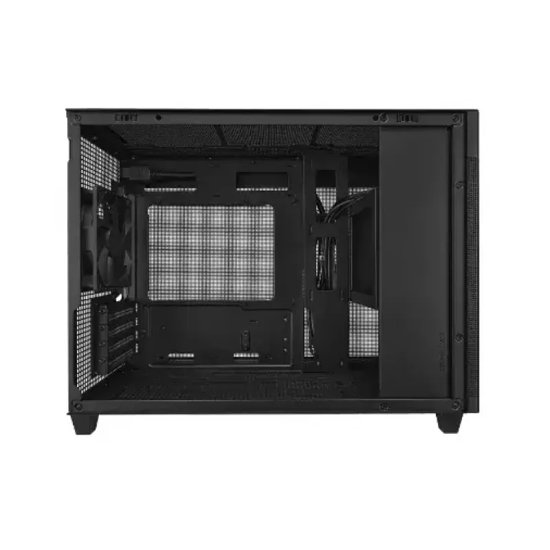 PC case ASUS Prime AP201 MicroATX Mini Tower Black — supports microATX, max GPU 338 mm, CPU cooler height 170 mm, 3x 3.5 inch bays, USB-A 2x, USB-C 1x