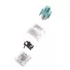 Keyboard switches GLORIOUS Lynx Linear Mechanical Switches — 36 pcs, polycarbonate, cyan translucent