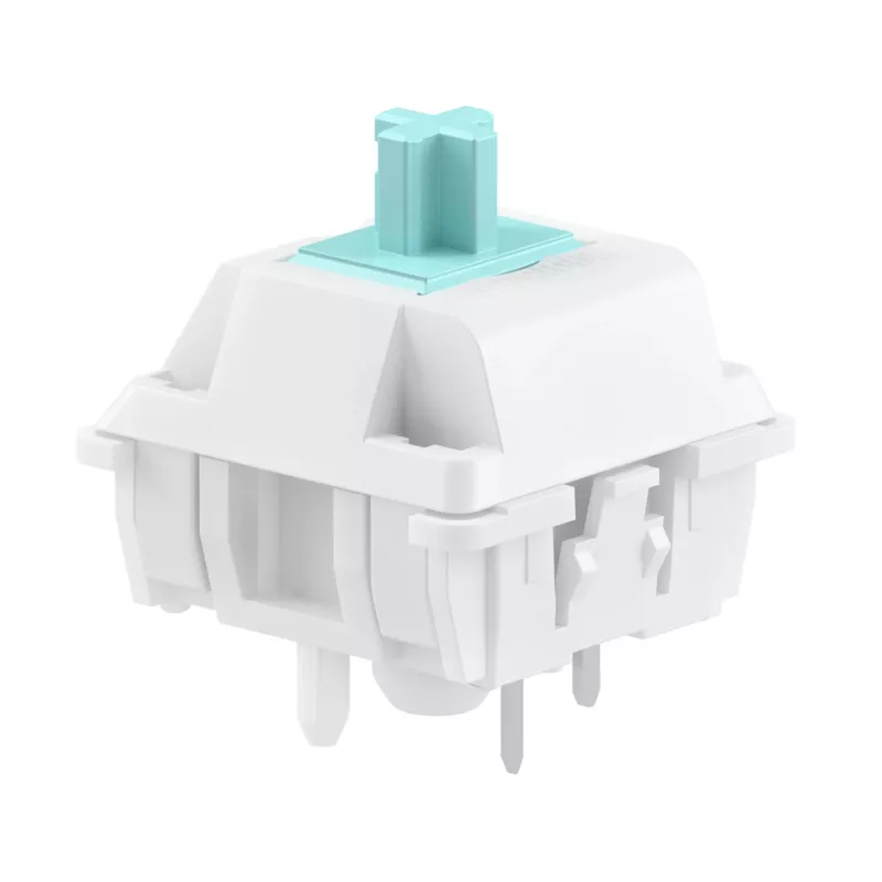 Keyboard switches GLORIOUS Lynx Linear Mechanical Switches — 36 pcs, polycarbonate, cyan translucent