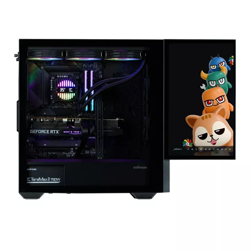 PC Case Zalman Z10 DS Midi Tower Black