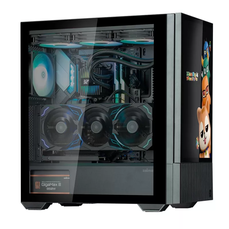 PC Case Zalman Z10 DS Midi Tower Black