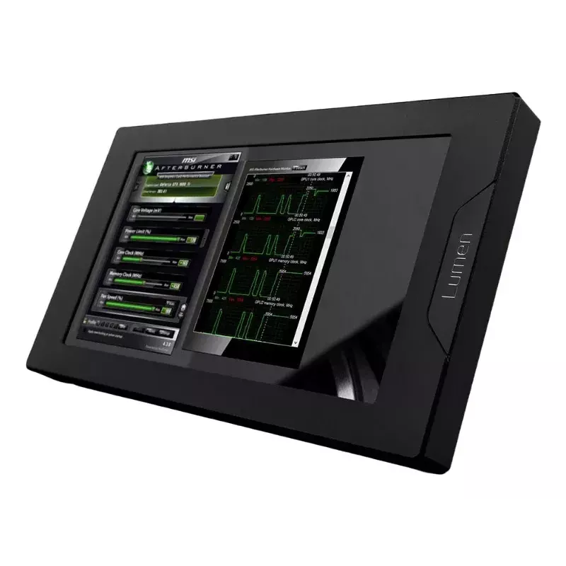 Display EKWB EK-Quantum Lumen 7 inch LCD, aluminium, black, 192×112×16.1 mm