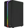 PC case AEROCOOL Bionic Midi Tower — ATX, tempered glass, 3.5“x2 / 2.5”x4 bays, up to 297 mm GPU, 158 mm CPU cooler, blue LED