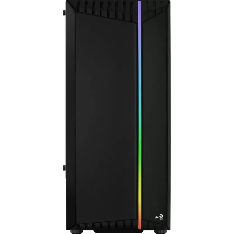 PC case AEROCOOL Bionic Midi Tower — ATX, tempered glass, 3.5“x2 / 2.5”x4 bays, up to 297 mm GPU, 158 mm CPU cooler, blue LED