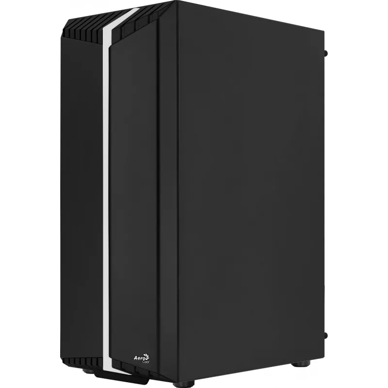 PC case AEROCOOL Bionic Midi Tower — ATX, tempered glass, 3.5“x2 / 2.5”x4 bays, up to 297 mm GPU, 158 mm CPU cooler, blue LED
