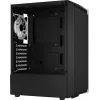 PC case AEROCOOL Bionic Midi Tower — ATX, tempered glass, 3.5“x2 / 2.5”x4 bays, up to 297 mm GPU, 158 mm CPU cooler, blue LED