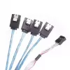 Cable Silverstone CPS05 0.5 m Mini-SAS SFF-8643 to SATA 7-Pin