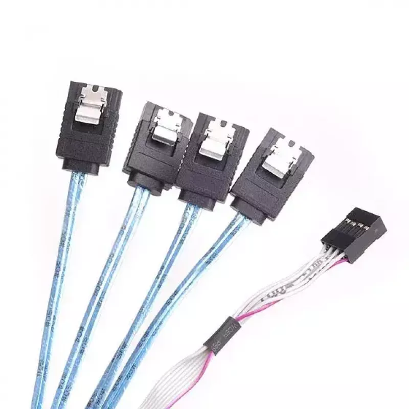 Cable Silverstone CPS05 0.5 m Mini-SAS SFF-8643 to SATA 7-Pin