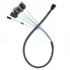 Cable Silverstone CPS05 0.5 m Mini-SAS SFF-8643 to SATA 7-Pin