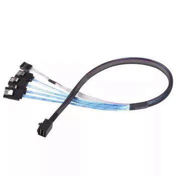 Cable Silverstone CPS05 0.5 m Mini-SAS SFF-8643 to SATA 7-Pin