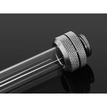 Tube BitsPower BP-NCPLT12-L500 — PETG transparent, 12 mm diameter, 50 cm length