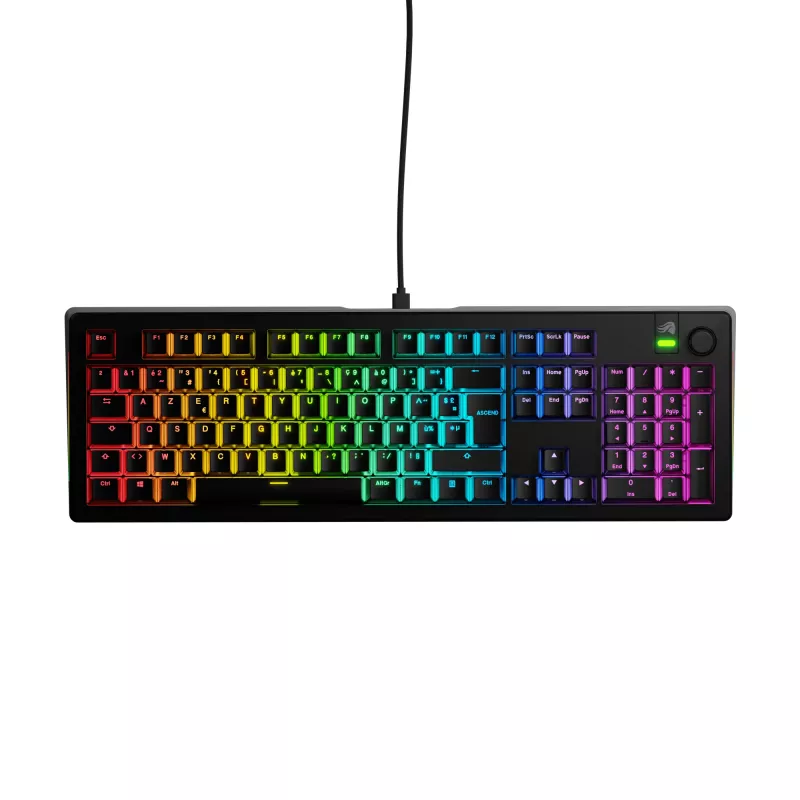 Mechanical Full-size (100%) Wired Keyboard GLORIOUS GMMK 3 — USB, QWERTY, RGB, Black (US layout)