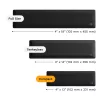 Wrist Rest GLORIOUS Compact Fabric Black for 65–75% Keyboards GLO-KB-ACC-WR-CLTH-65-75-BLK