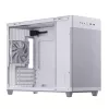 PC Case ASUS Prime AP201 MicroATX Mini Tower White — supports microATX, up to 338 mm GPU, 3×3.5 inch + 1×2.5 inch drives, USB-A 3.2 Gen1×2, USB-C 3.2 Gen2×1