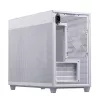 PC Case ASUS Prime AP201 MicroATX Mini Tower White — supports microATX, up to 338 mm GPU, 3×3.5 inch + 1×2.5 inch drives, USB-A 3.2 Gen1×2, USB-C 3.2 Gen2×1