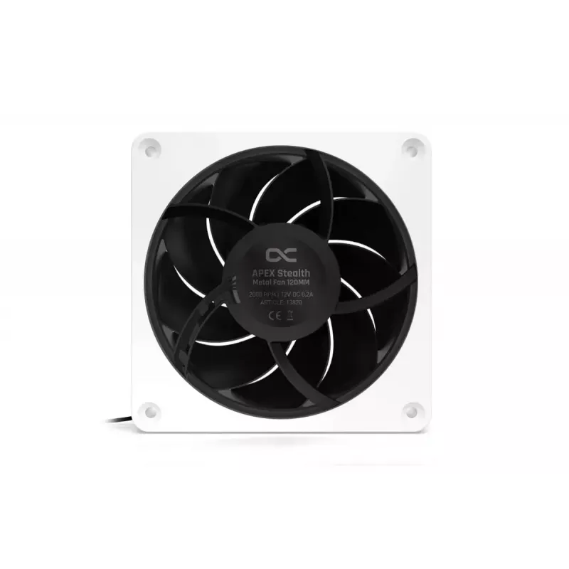 Fan Alphacool Apex Stealth Metall 12 cm White 400-2000 RPM 20-29.9 dB