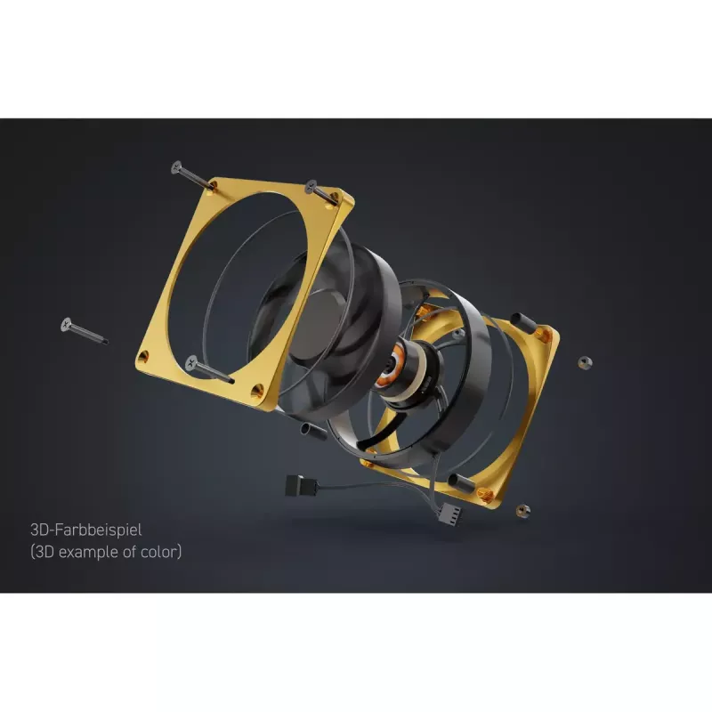 Fan Alphacool Apex Stealth Metall 12 cm White 400-2000 RPM 20-29.9 dB