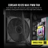 Fan Corsair RS120 MAX 12 cm Black 2000 RPM 4.2 mmH2O