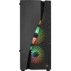 Aerocool WAVEBKV3 ATX PC Case Tempered Glass 4xRGB Fans Black