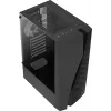 Aerocool WAVEBKV3 ATX PC Case Tempered Glass 4xRGB Fans Black