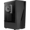 Aerocool WAVEBKV3 ATX PC Case Tempered Glass 4xRGB Fans Black