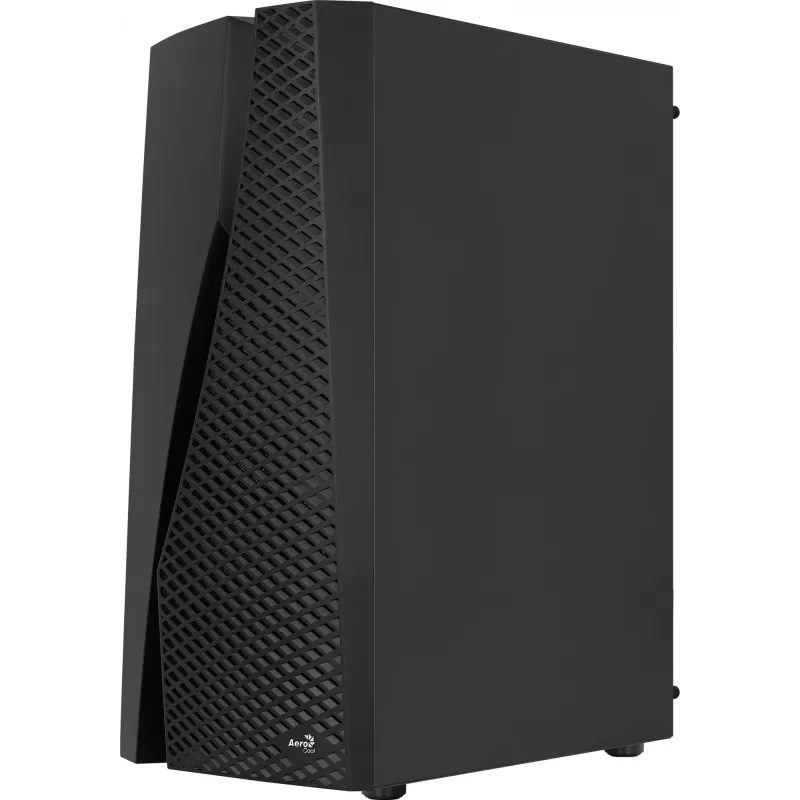 Aerocool WAVEBKV3 ATX PC Case Tempered Glass 4xRGB Fans Black