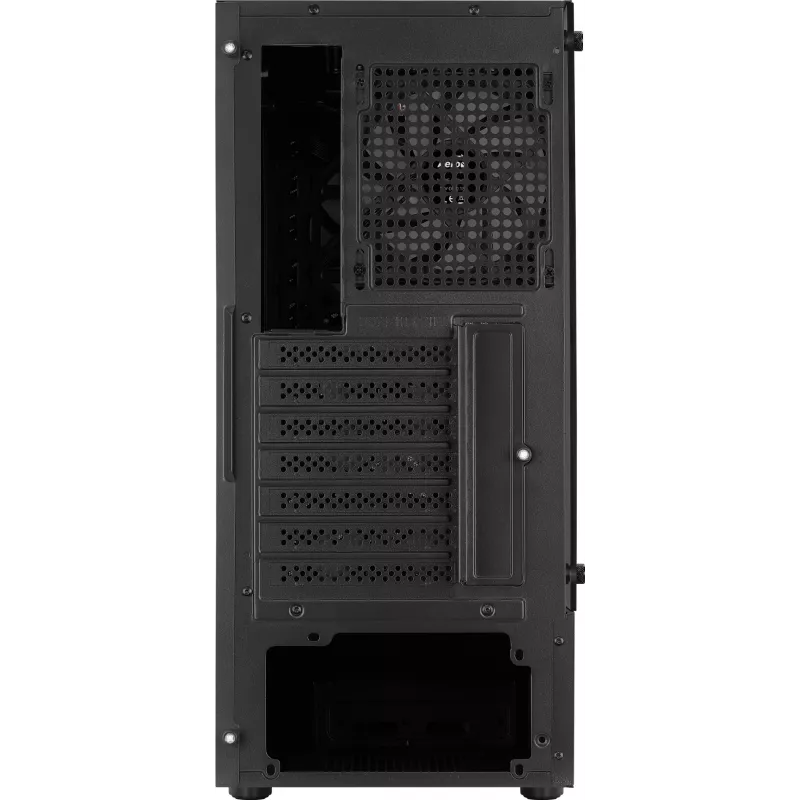 Aerocool WAVEBKV3 ATX PC Case Tempered Glass 4xRGB Fans Black
