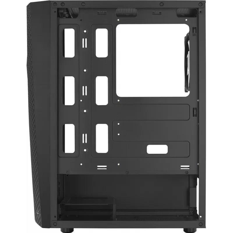 Aerocool WAVEBKV3 ATX PC Case Tempered Glass 4xRGB Fans Black
