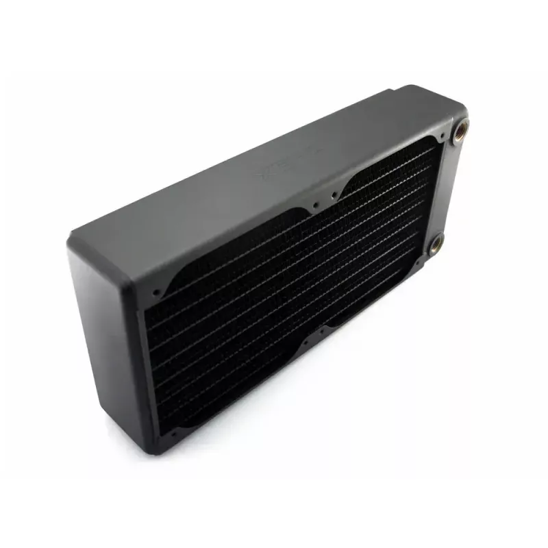 Liquid Cooling Radiator EXTREME XSPC RX240 Dual Fan Radiator V3, Brass/Copper, 240mm, 2 fans, Black