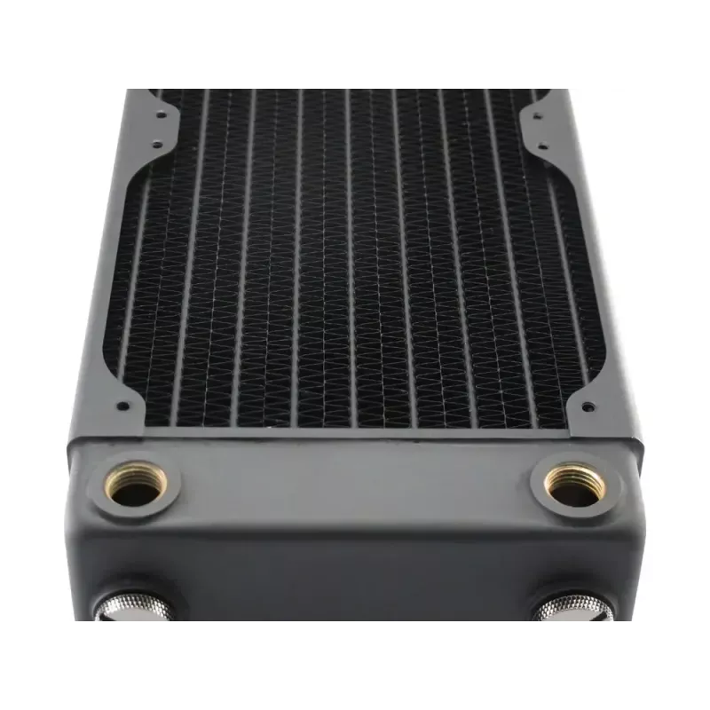 Liquid Cooling Radiator EXTREME XSPC RX240 Dual Fan Radiator V3, Brass/Copper, 240mm, 2 fans, Black