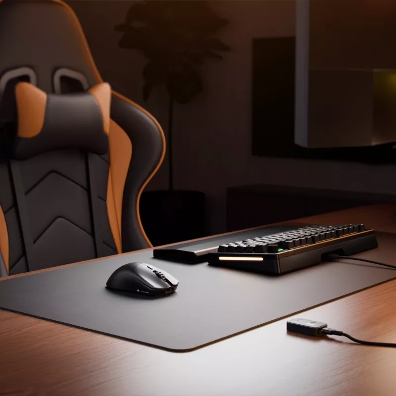 Wireless Gaming Mouse GLORIOUS Series 2 PRO (Right-hand) — 26,000 DPI, RF Wireless + USB‑C, 4K/8K Hz, 6 buttons, Black