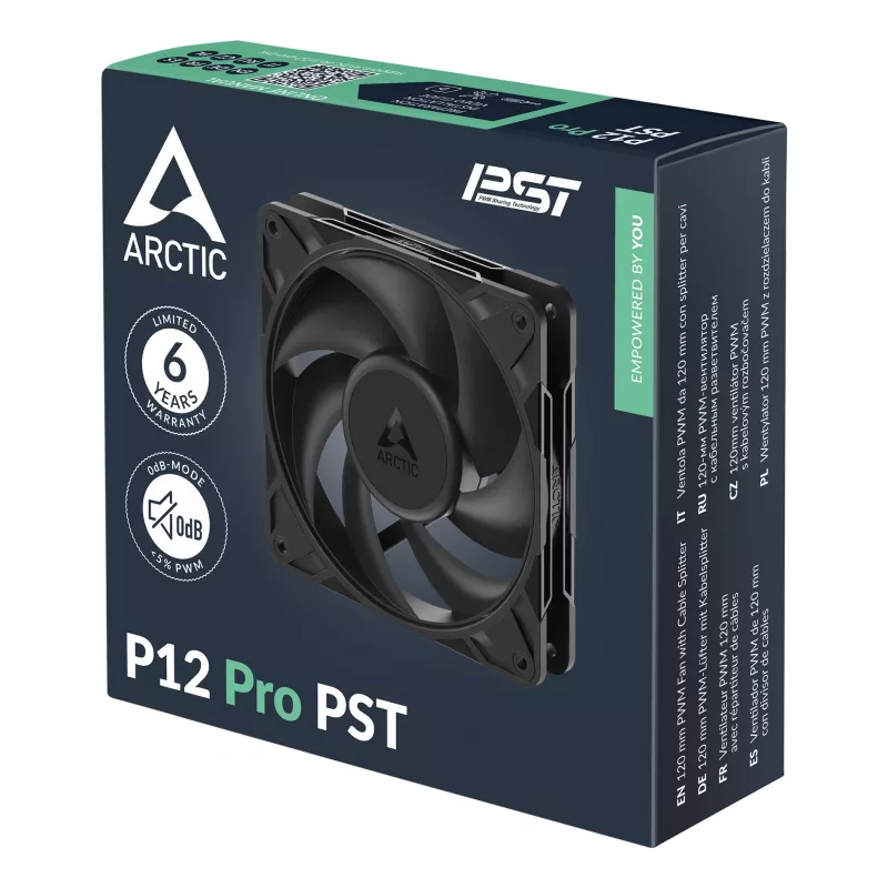 ARCTIC Freezer P12 Pro PST - 120 mm PWM Fan with Cable Splitter
