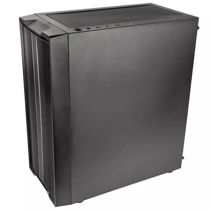 PC Case Kolink Inspire K12 ARGB Midi Tower — Black with Transparent Side, Supports ATX/Micro ATX/ITX, 2x3.5 inch + 2x2.5 inch Bays