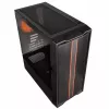 PC Case Kolink Inspire K12 ARGB Midi Tower — Black with Transparent Side, Supports ATX/Micro ATX/ITX, 2x3.5 inch + 2x2.5 inch Bays