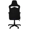 Upholstered seat Nitro Concepts E250 Black Blue Height adjustable