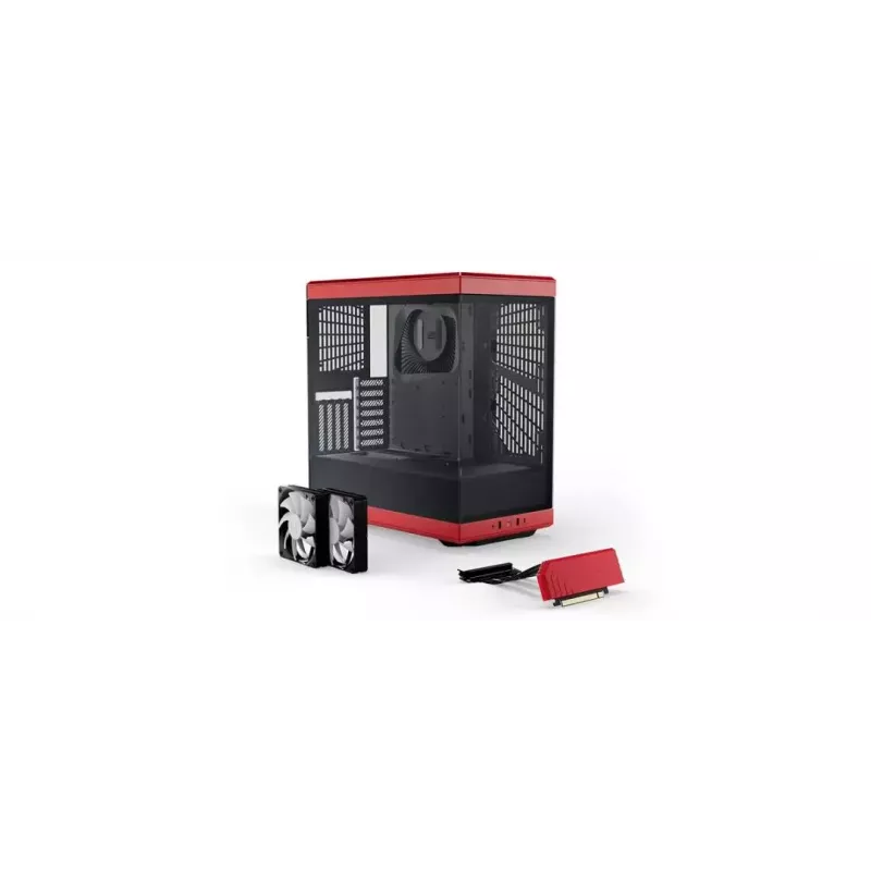PC Case HYTE Y40 Midi Tower Black, Red