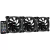 Aerocool ASTRO12PRO Kit 3 Fans PC 12cm LED RGB Antivibration Remote Control