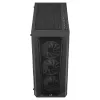 Aerocool PRISMBKV3 PC Case ATX Black 4 Fans ARGB Front Side Side Tempered Glass