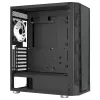 Aerocool PRISMBKV3 PC Case ATX Black 4 Fans ARGB Front Side Side Tempered Glass
