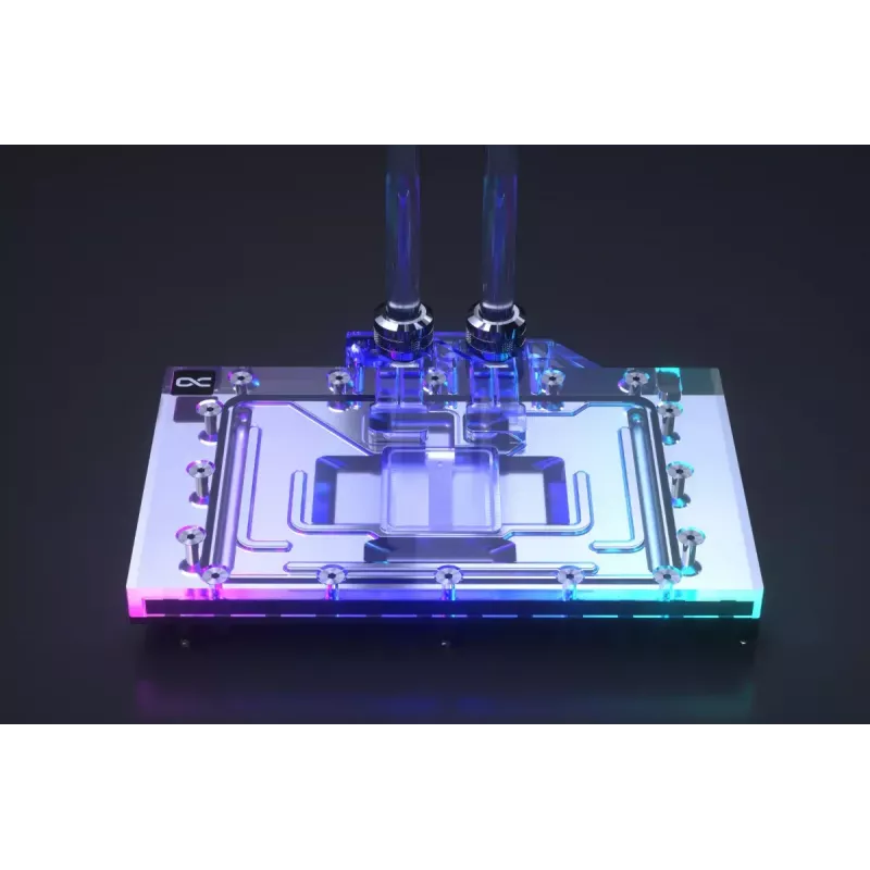 Water block + Backplate Alphacool GPX-N Acrylic Aluminium Copper Black 144.3x198.6x35.9mm