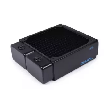 Radiator Alphacool 14472 Brass Copper Stainless Steel Black 124mm