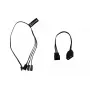 Internal Power Cable Alphacool 18601 0.3m 3-pin Straight