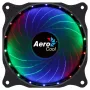AEROCOOL COSMO12FRGB 120mm computer case fan, 1000 RPM, 15 LEDs RGB, Molex connector, 3.72 W, black