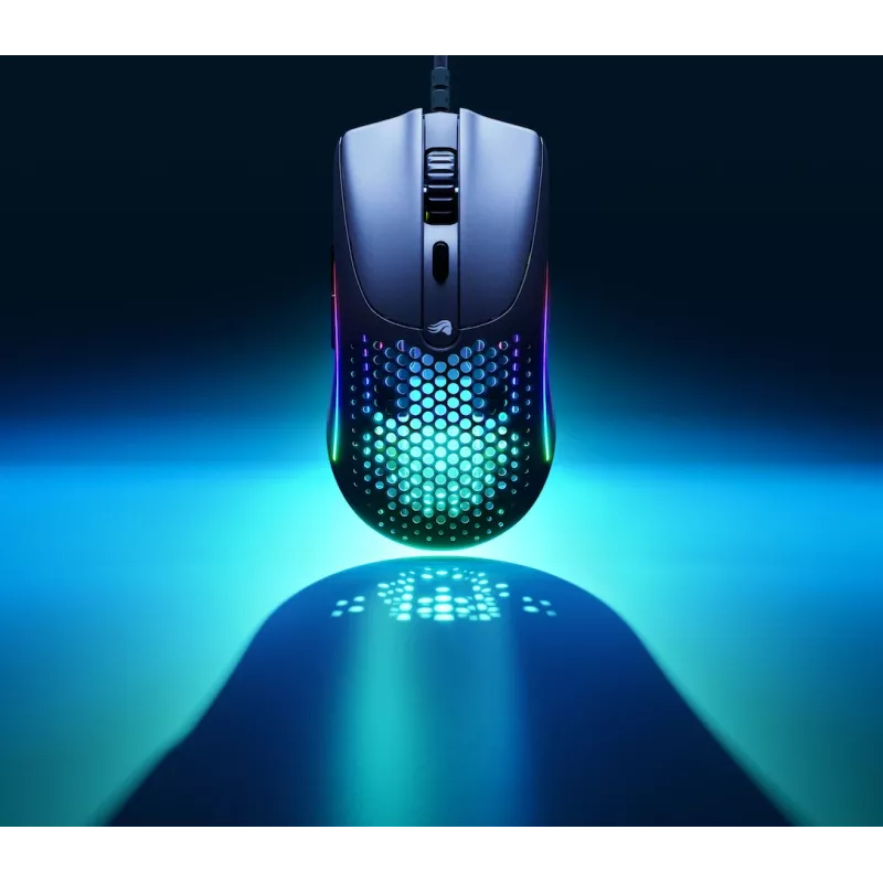 Glorious Gaming Glorious Model O Wired 2 - Matte Black, Right-hand, Optical, USB Type-A, 26000 DPI, 1 ms, Black
